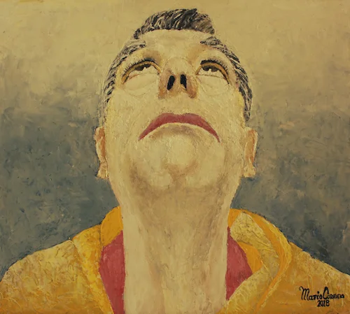 Altísimo - Acrílico sobre Madera - 122 cm x 122 cm - Una mirada al cielo significa mucho más que mirar al cielo